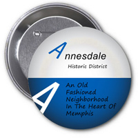 Annesdale Snowden Pin Button